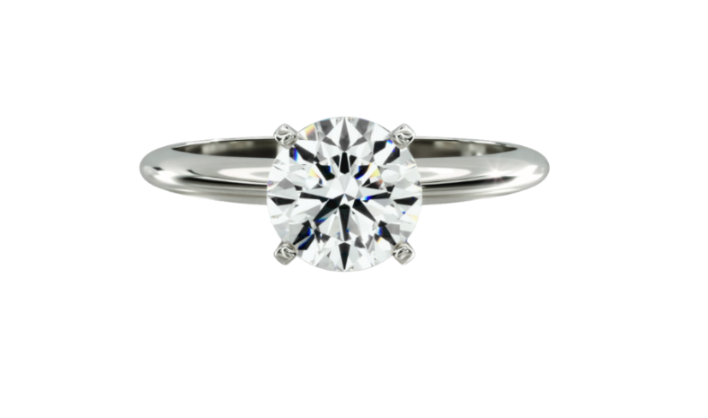 1.72ctw Round Brilliant Cut Diamond set in 14kt White Gold